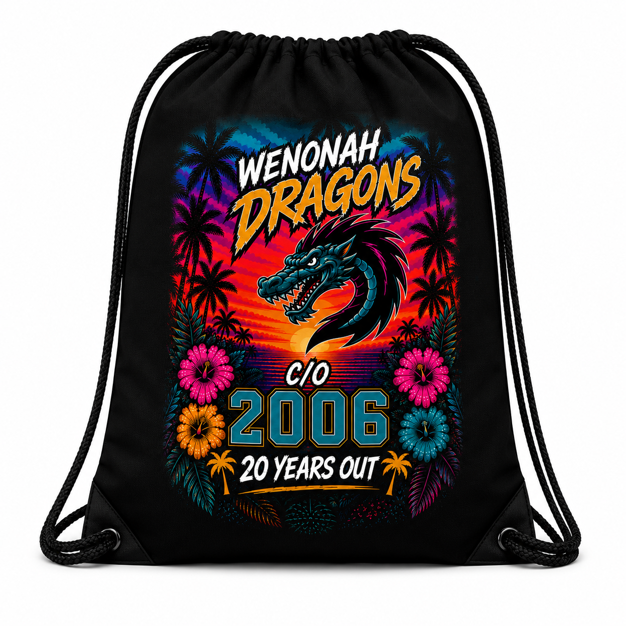 Dragons Drawstring Bag