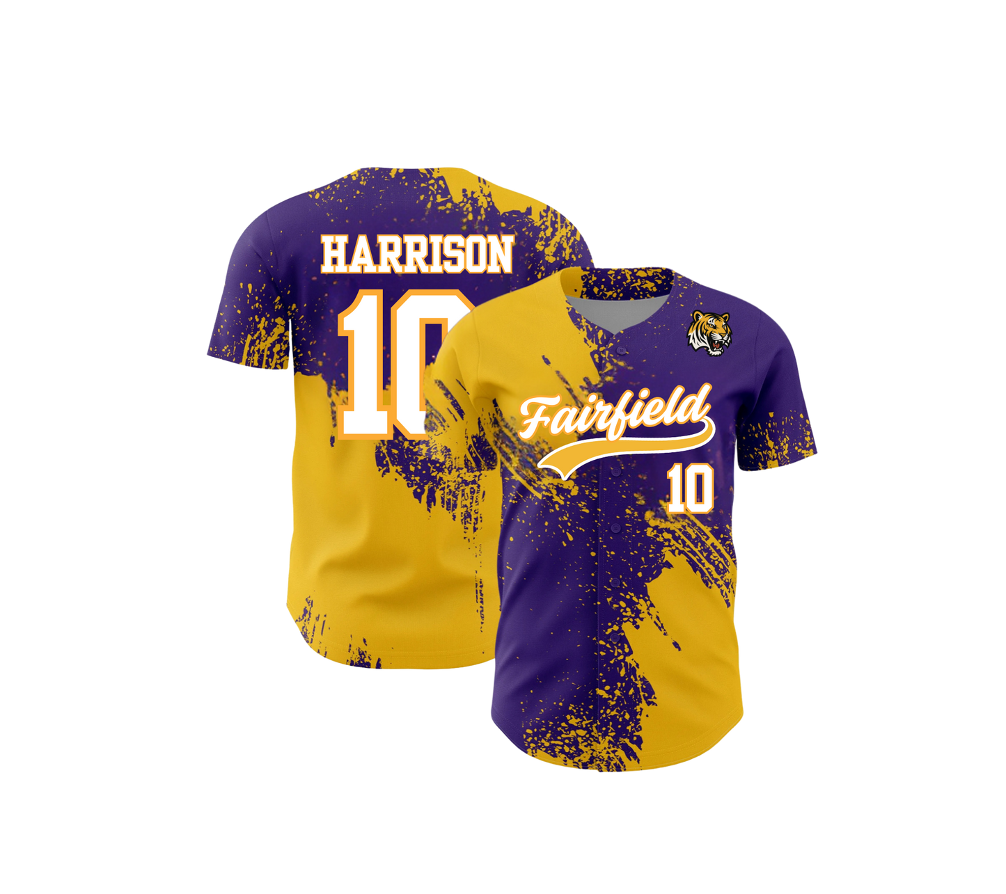 Tigers Splash Football Jersey