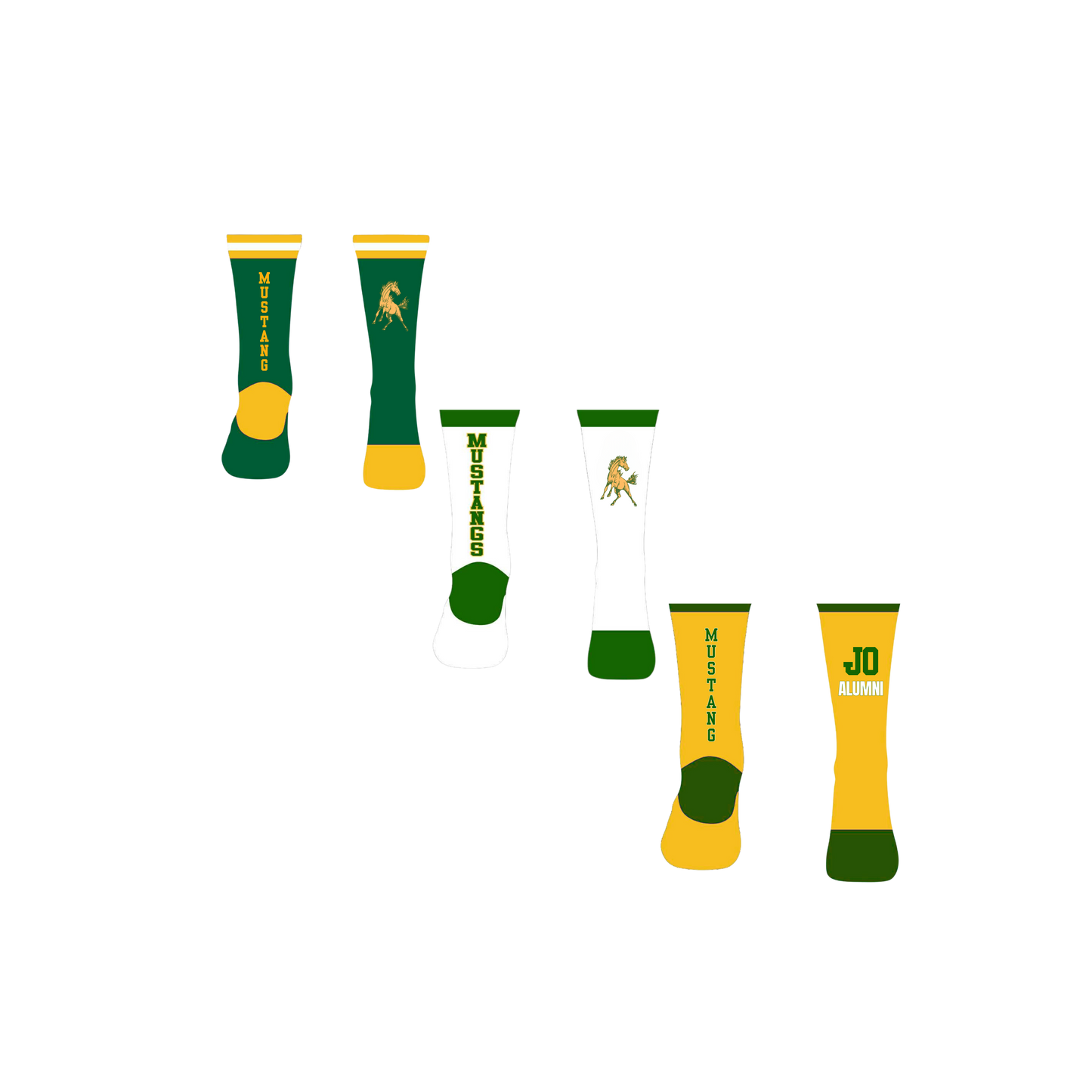 MUSTANG CREW SOCKS