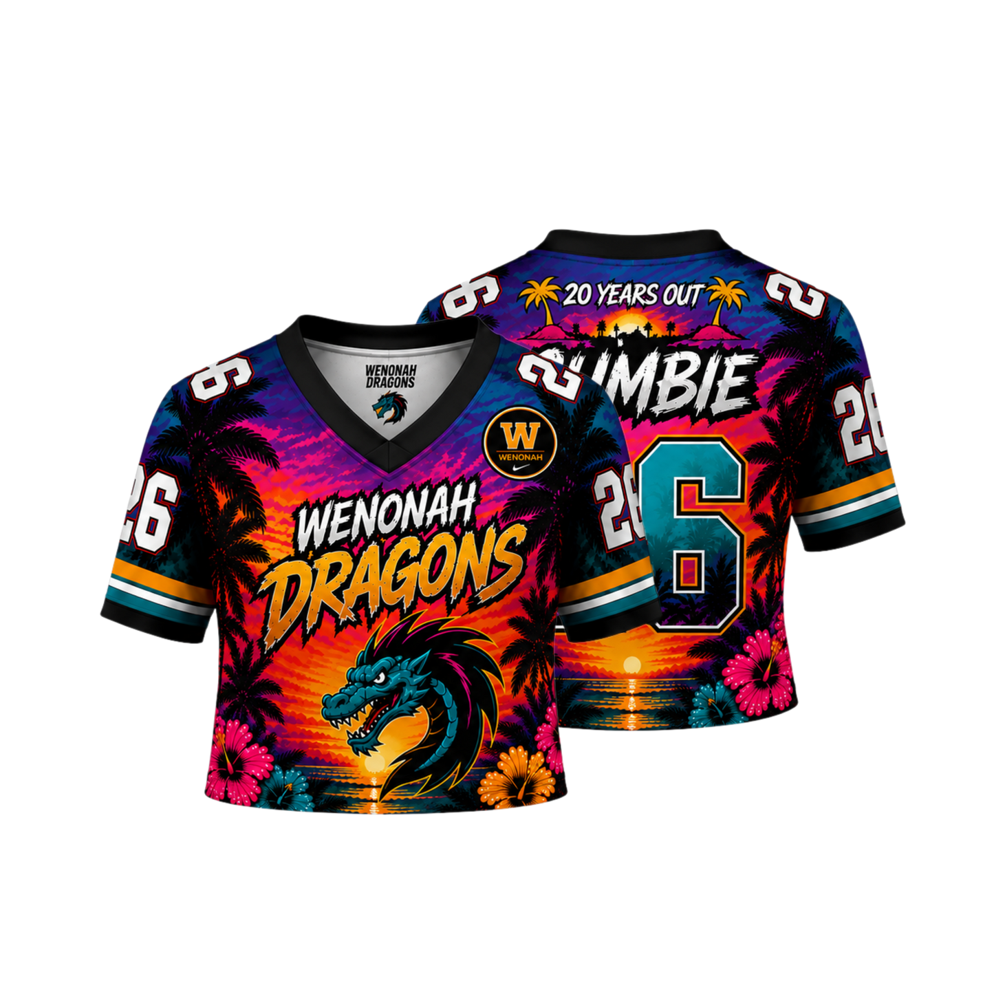Dragons 20th Cropped Jersey