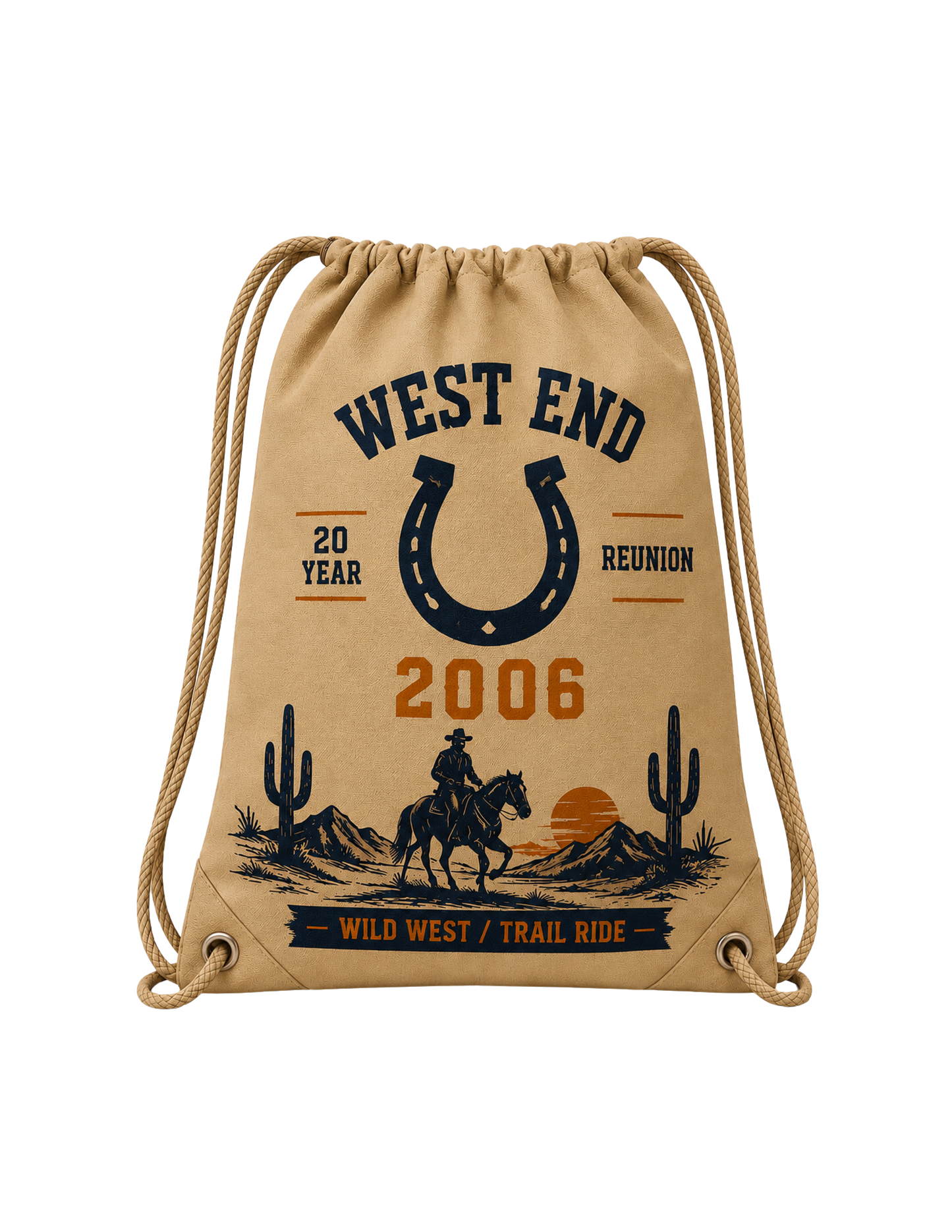 West End 06 Cotton Drawstring Bag