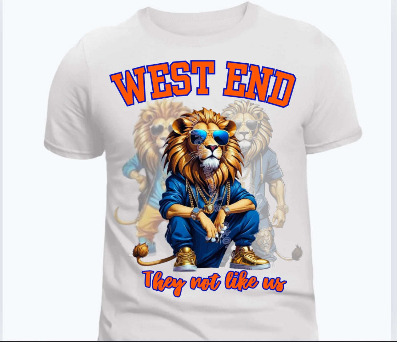 West End "They not like Us" Tshirt