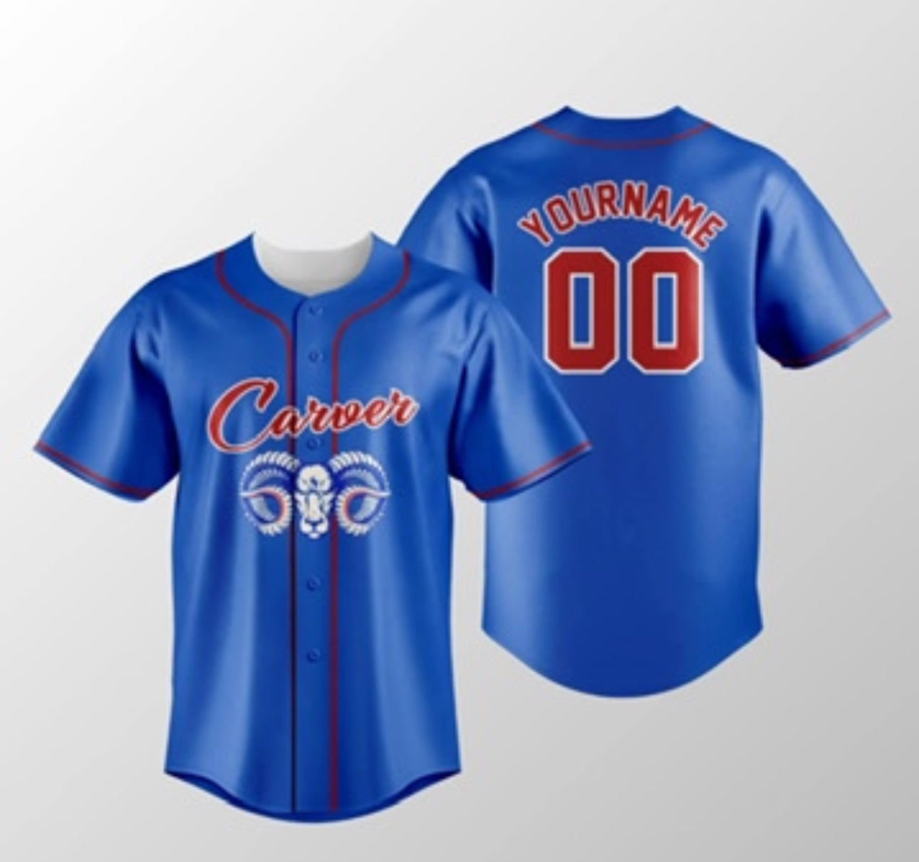 Carver Baseball Jersey