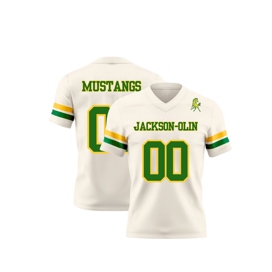 J.O. CREAM FOOTBALL JERSEY