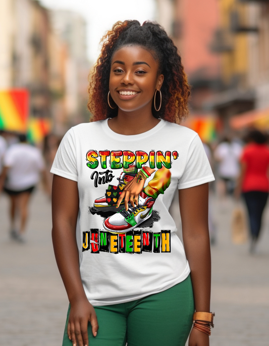 Women's Stepping into Juneteenth Tee