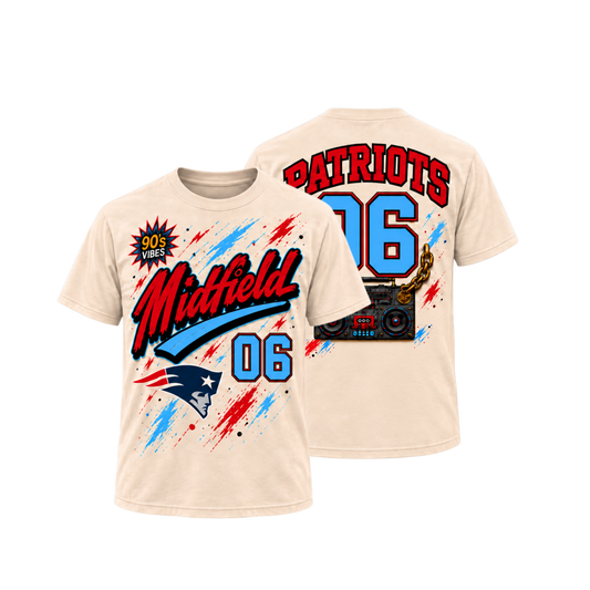 Midfield Patriots ’90s Vibes Tee