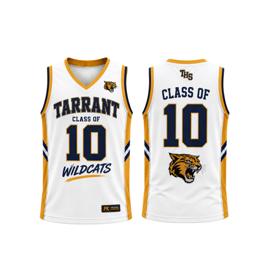 Wildcats White Basketball Jersey