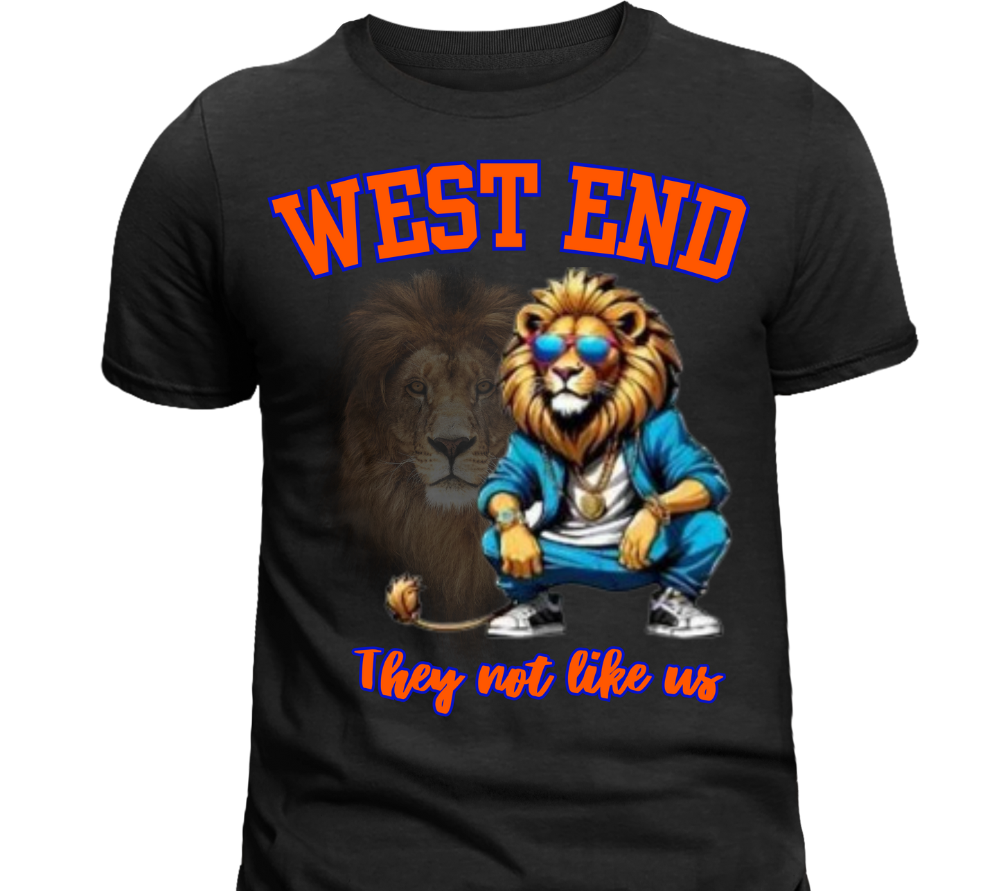 West End "They not like Us" Tshirt