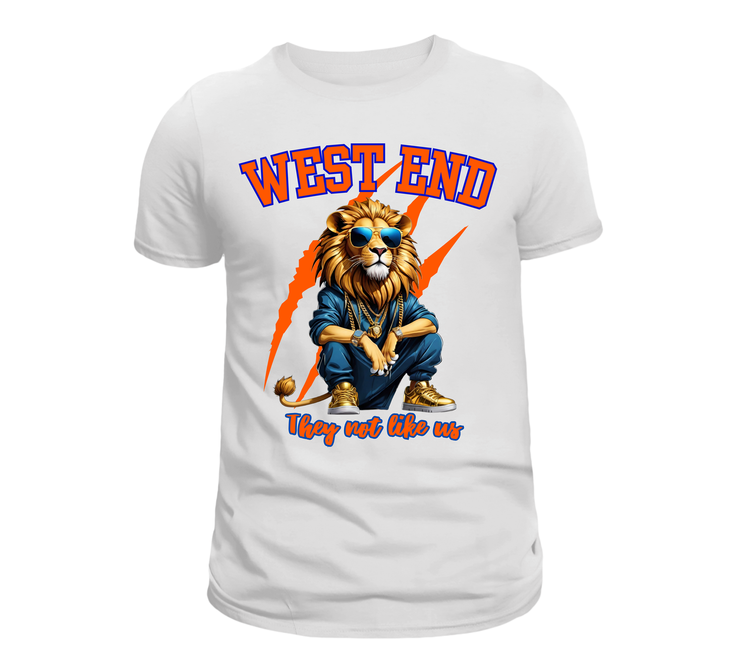 West End "They not like Us" Tshirt