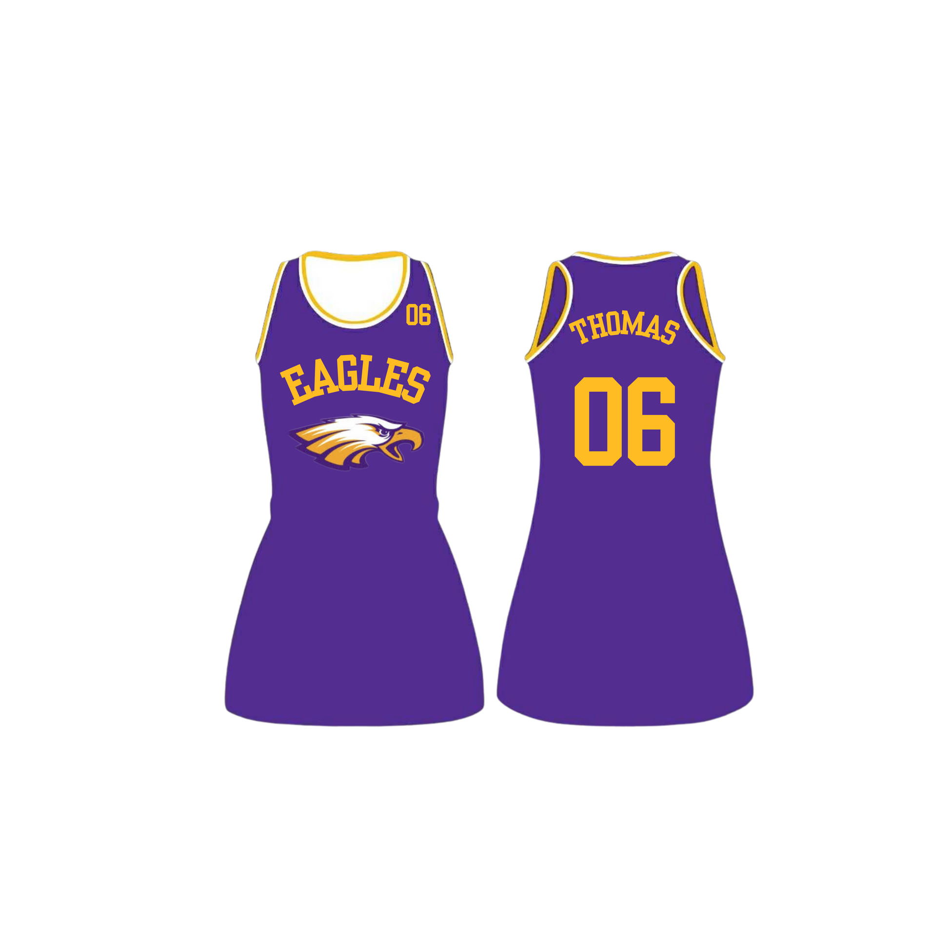 eagles jersey dress Easton Purple Jersey Dress – Professional Kravings