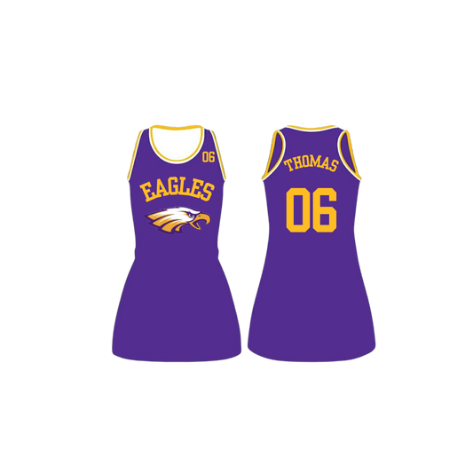 Easton Purple Jersey Dress