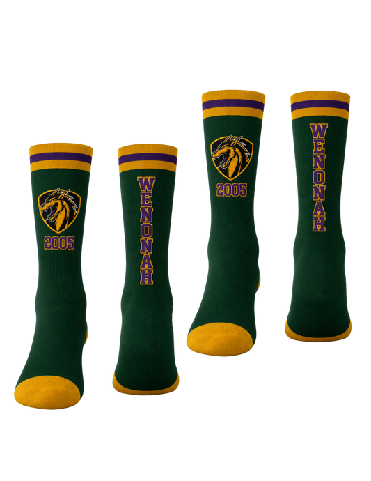 Wenonah 20th Crew Socks