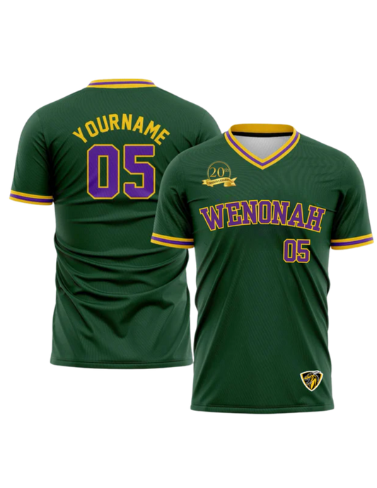 Wenonah 20th Baseball Tee