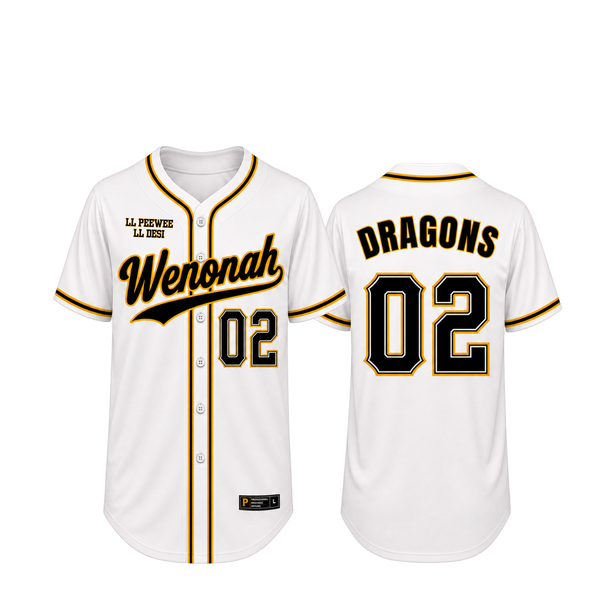 Wenonah C/O '02 Baseball Jersey