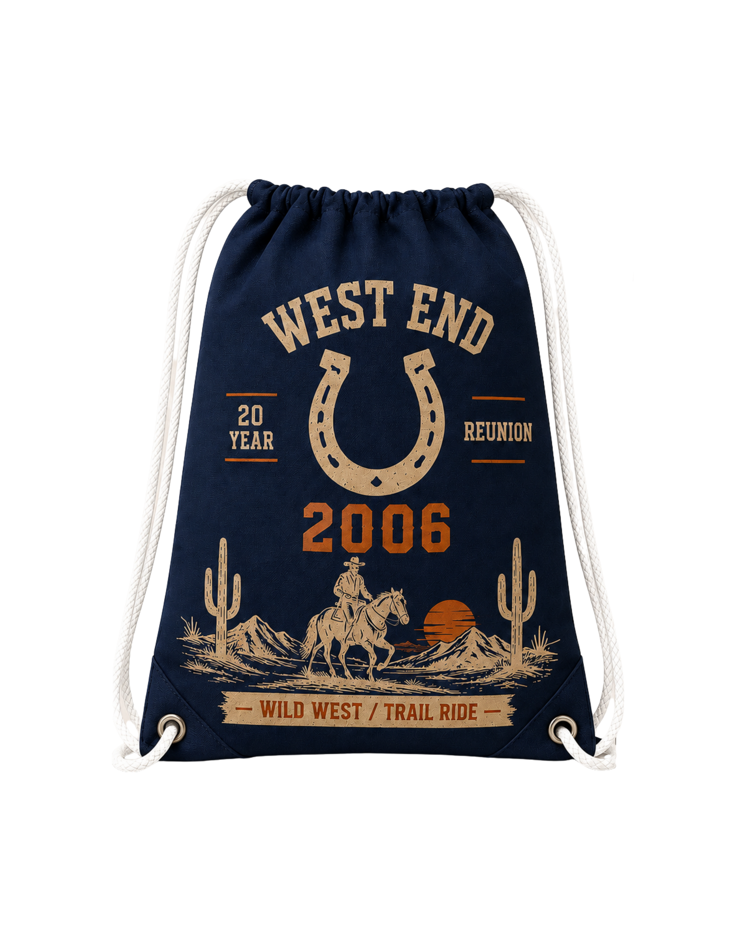 West End 06 Cotton Drawstring Bag