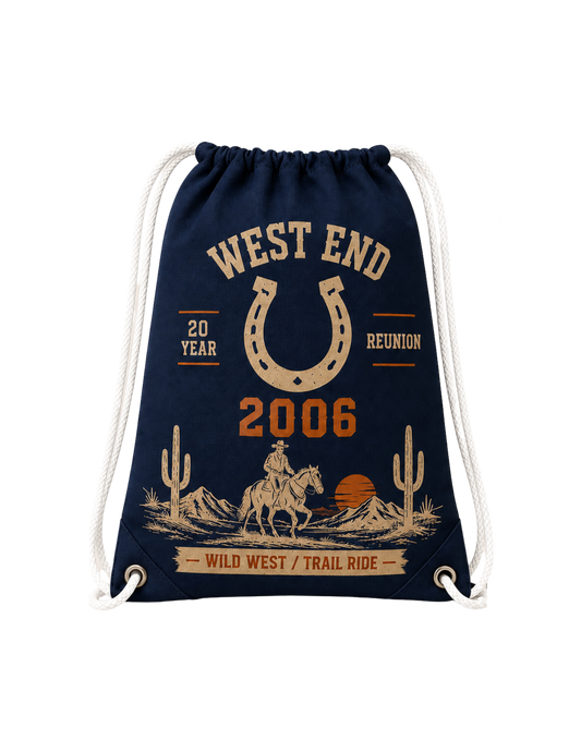 West End 06 Cotton Drawstring Bag