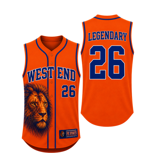 Sleeveless Baseball Jersey