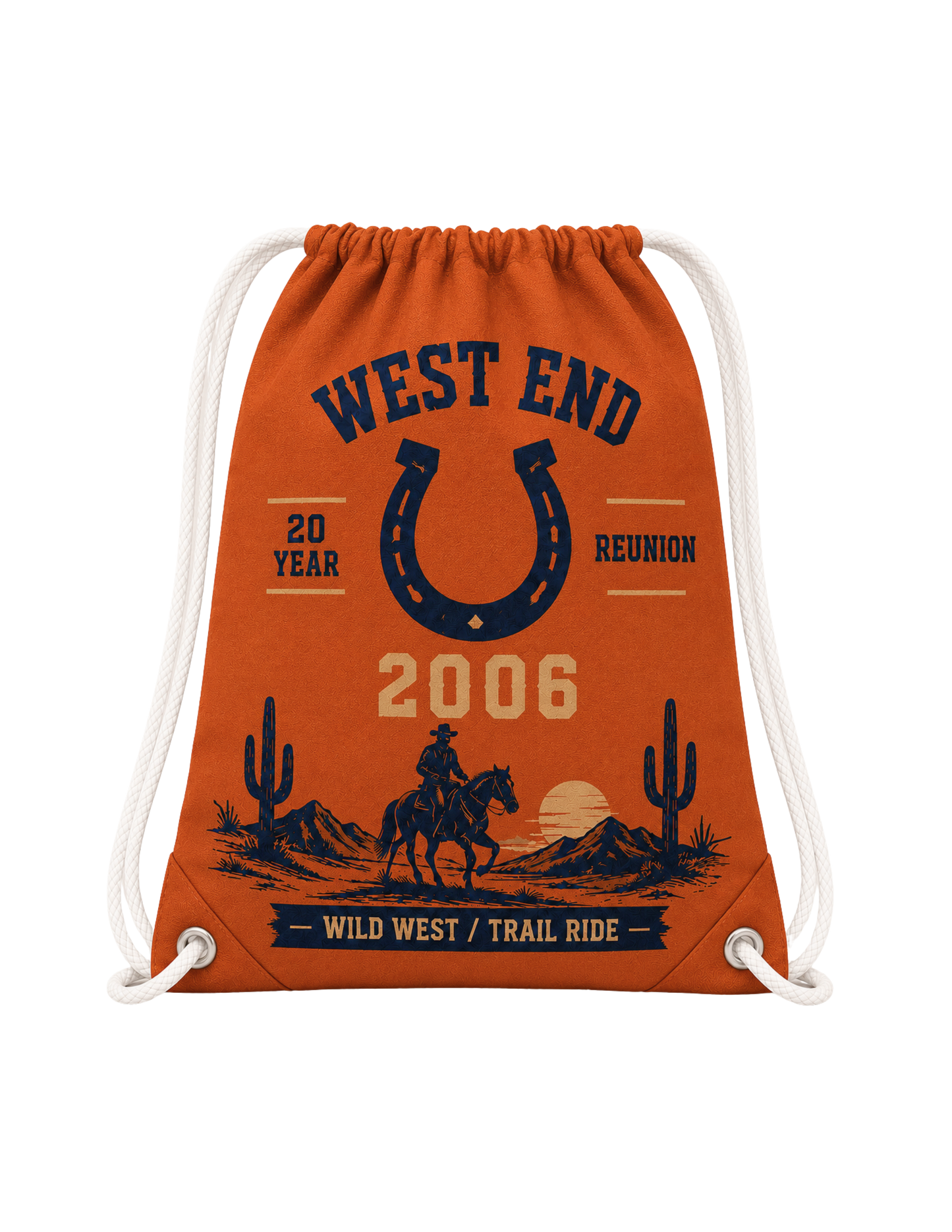 West End 06 Cotton Drawstring Bag